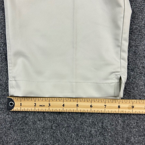 Nike Golf Pants Men 38x32 Light Bone Beige Dri-FIT Straight Leg Tech Performance - Picture 12 of 14